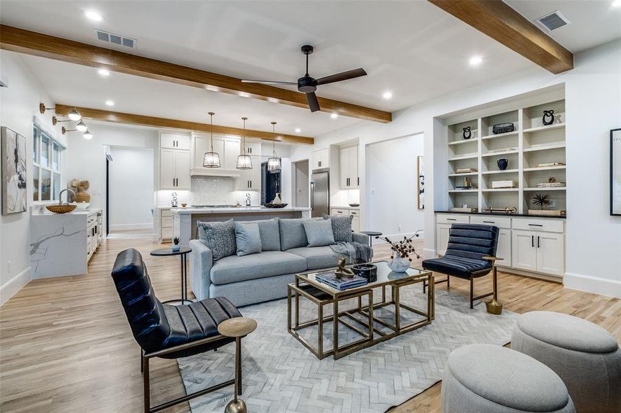 Furnished interior view inside a new home in , Dallas (Image 7).