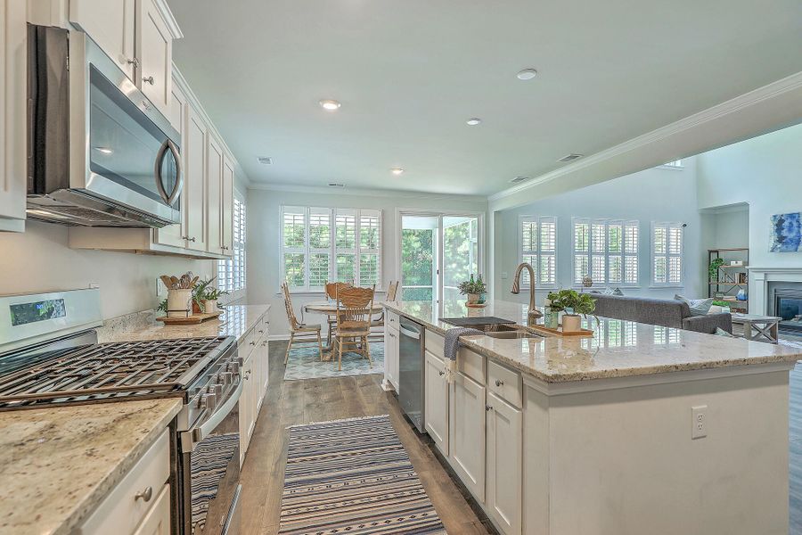 Furnished interior view inside a new home in The Ponds, Summerville (Image 30). Furnished interior view inside a new home in The Ponds, Summerville (Image 30).