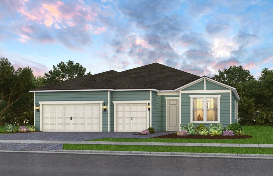 Representative exterior photo of a completed home built from the Anniston by Pulte Homes in The Landings at Saint Johns, St. Johns, FL (Image 5).