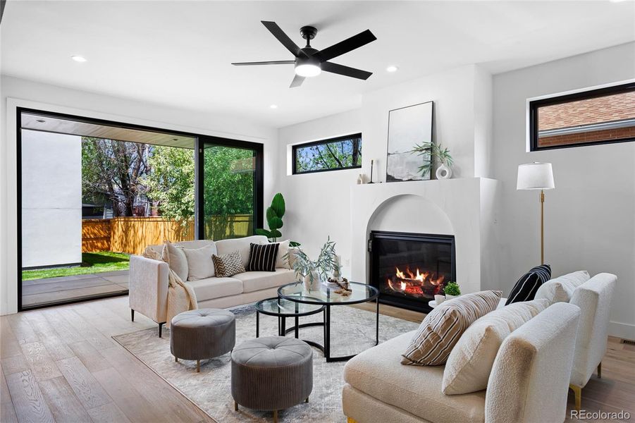 Furnished interior view inside a new home in , Denver (Image 40).