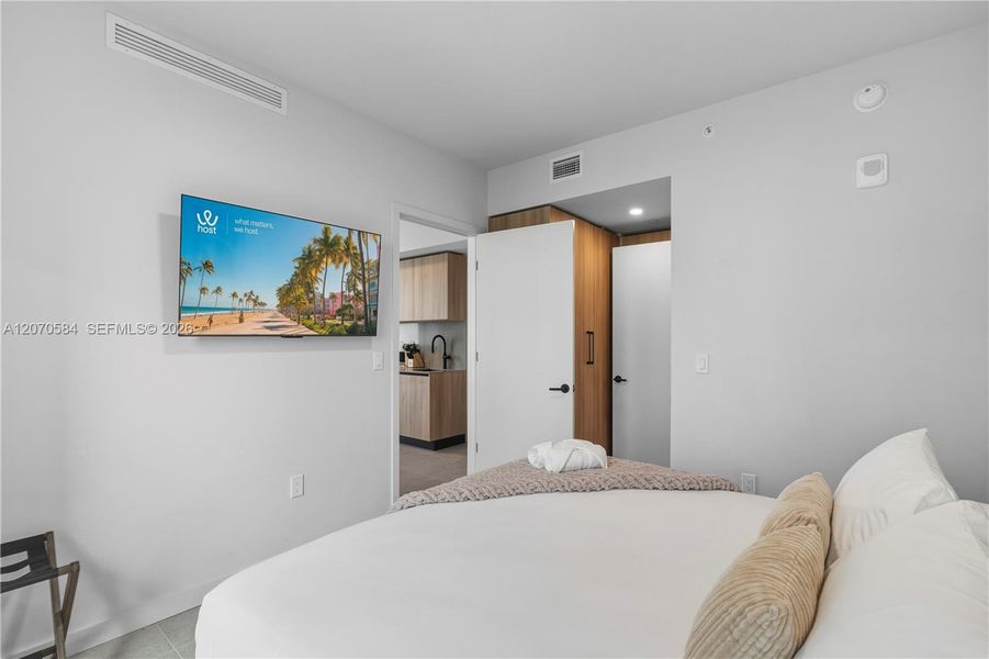 Furnished interior view inside a new home in , Miami (Image 16). Furnished interior view inside a new home in , Miami (Image 16).