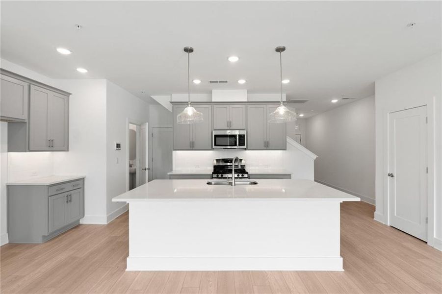 Furnished interior view inside a new home in Grandview Terrace, Canton (Image 9).