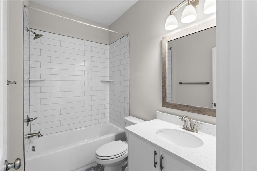 Main Level Guest Bath | 250 Prominence Drive in Grovetown GA Main Level Guest Bath | 250 Prominence Drive in Grovetown GA