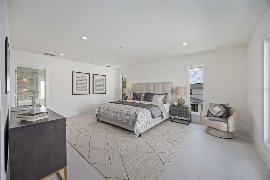 Furnished interior view inside a new home in , Sarasota (Image 49).