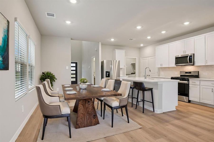 Furnished interior view inside a new home in Lakehaven - Spring Series, Farmersville (Image 10).