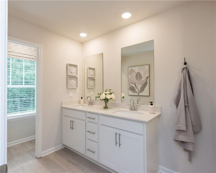 Furnished interior view inside a new home in , Conyers (Image 12).