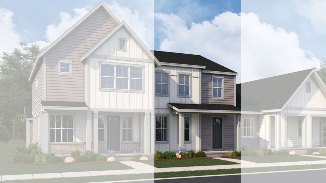 Representative exterior photo of a completed home built from the Superior 3 by Brightland Homes in Westerly - Townhomes, Erie, CO (Image 6).