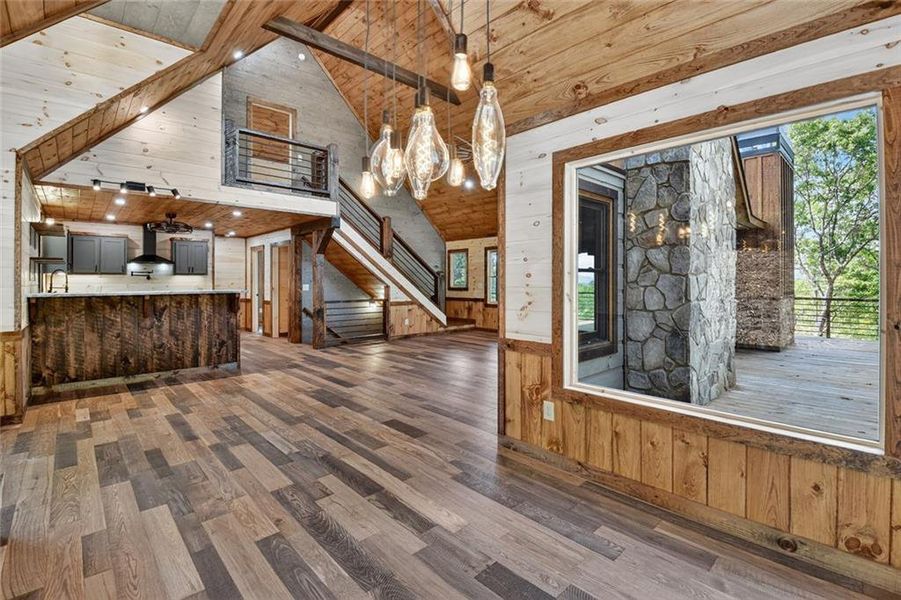 Furnished interior view inside a new home in , Morganton (Image 9).