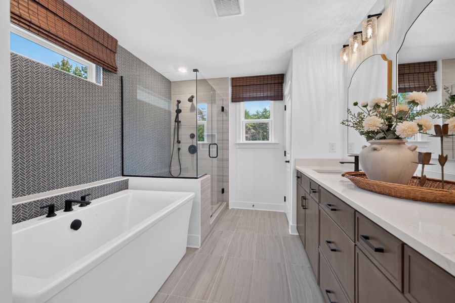 Representative furnished interior of a home built from the Newlyn by Pulte Homes in Bristol, Dawsonville (Image 43).