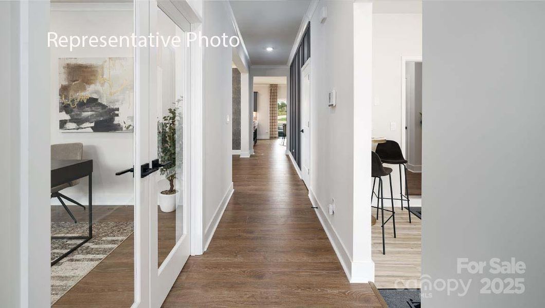 Furnished interior view inside a new home in Sanctuary at Southgate, Indian Trail (Image 36).