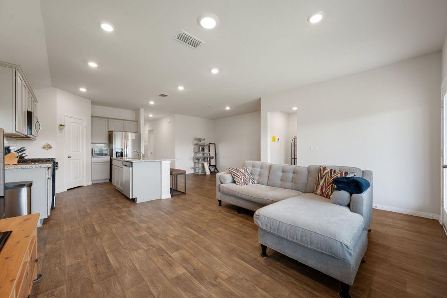 Furnished interior view inside a new home in Carillon, Manor (Image 11). Furnished interior view inside a new home in Carillon, Manor (Image 11).
