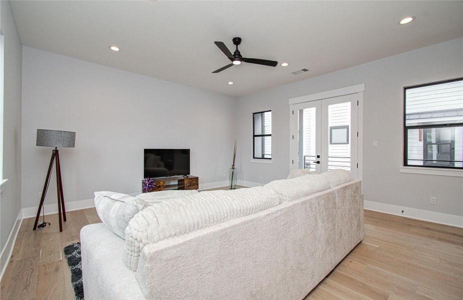 Furnished interior view inside a new home in , Houston (Image 12).