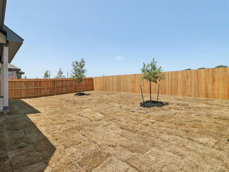 Exterior details and patio area of a home in Kallison Ranch, San Antonio (Image 3).