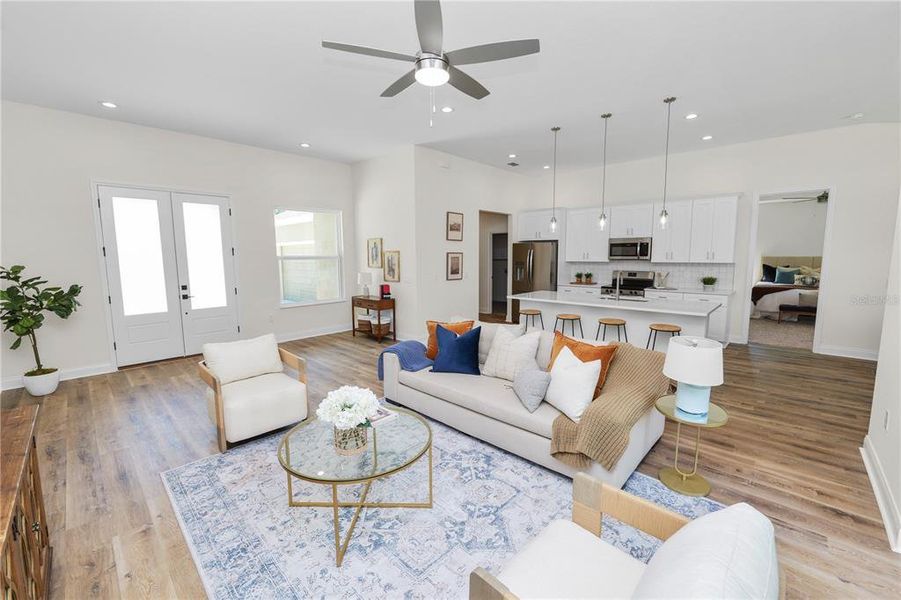 Furnished interior view inside a new home in , Sebring (Image 37). Furnished interior view inside a new home in , Sebring (Image 37).