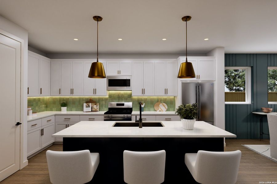 Furnished interior view inside a new home in Meyer Ranch – Select Reserve Series, New Braunfels (Image 12).