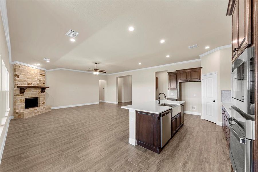 Furnished interior view inside a new home in High Meadows Estates, Nevada (Image 10). Furnished interior view inside a new home in High Meadows Estates, Nevada (Image 10).