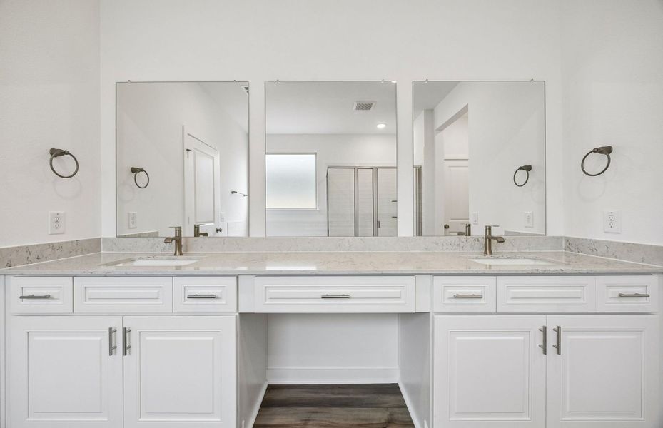 Furnished interior view inside a new home in Mavera, Conroe (Image 18).