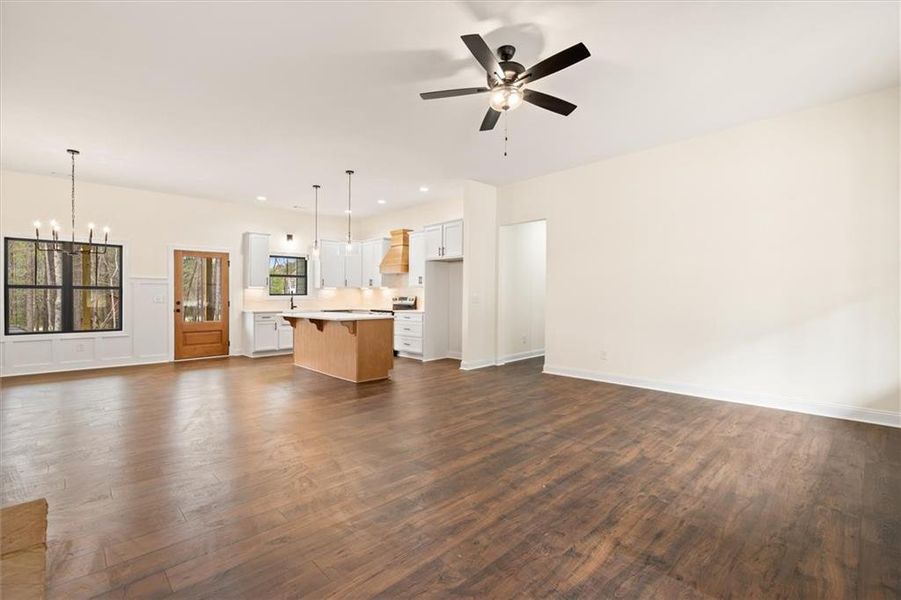 Spacious, unfurnished interior of a new home in , Rockmart (Image 34).