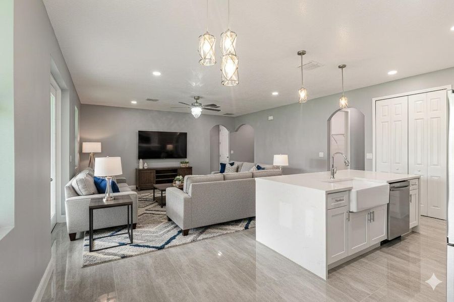 Furnished interior view inside a new home in , Palm Bay (Image 5).