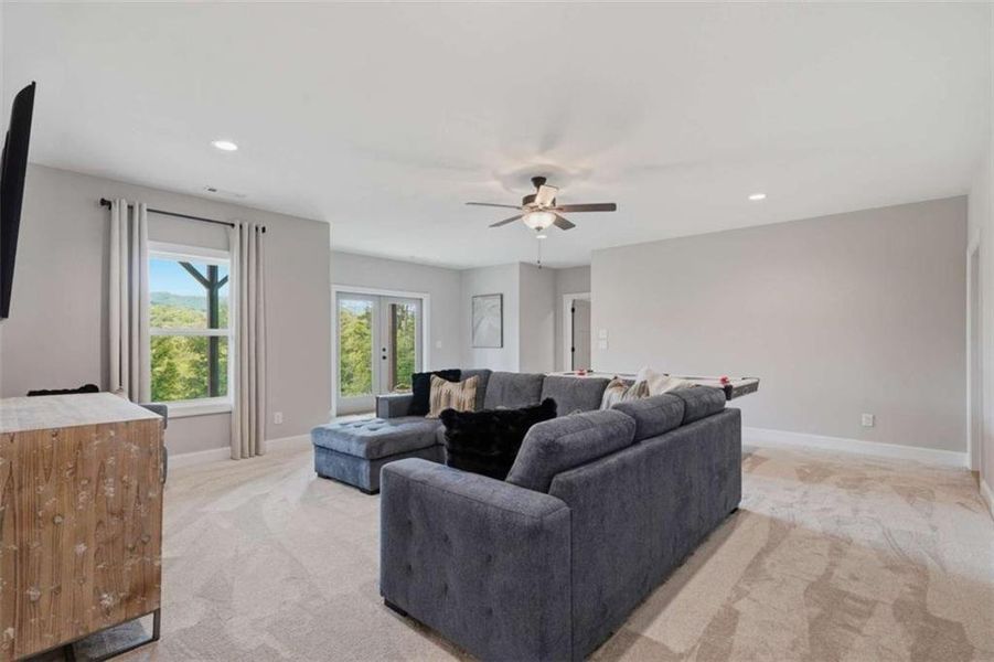Furnished interior view inside a new home in , Blue Ridge (Image 36). Furnished interior view inside a new home in , Blue Ridge (Image 36).