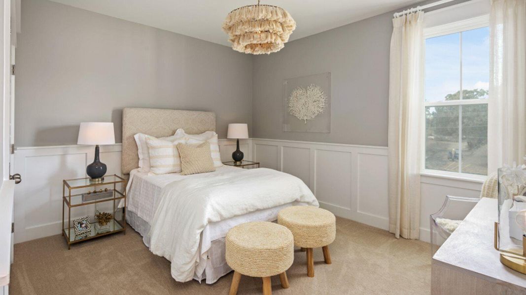 Furnished interior view inside a new home in Sweetgrass at Summers Corner, Summerville (Image 3).