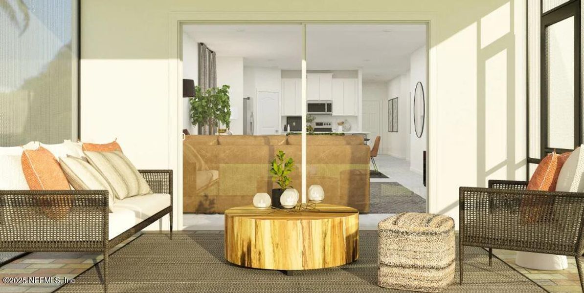 Furnished interior view inside a new home in Silver Meadows at SilverLeaf, St. Augustine (Image 14).