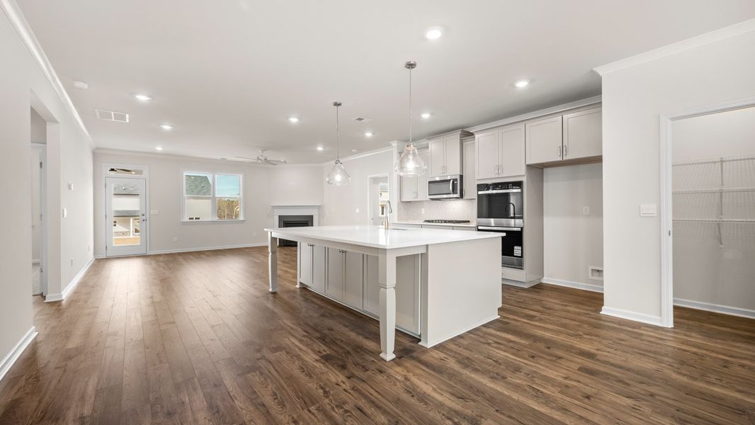 Representative furnished interior of a home built from the Marlene by D.R. Horton in The Gates at Pates Creek, Hampton (Image 7).