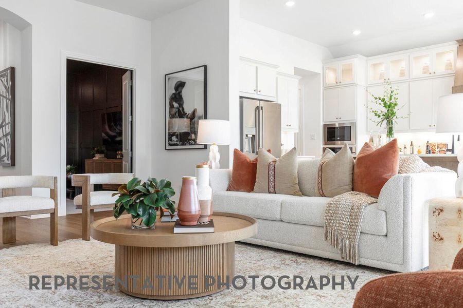 Furnished interior view inside a new home in Flora, Hutto (Image 16).