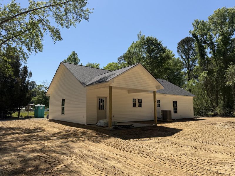 Exterior details and patio area of a home in , Summerville (Image 15). Exterior details and patio area of a home in , Summerville (Image 15).