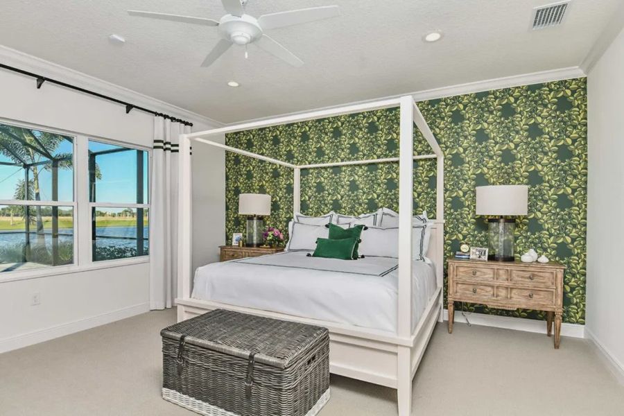 Furnished interior view inside a new home in Windward, Lakewood Ranch (Image 10). Furnished interior view inside a new home in Windward, Lakewood Ranch (Image 10).