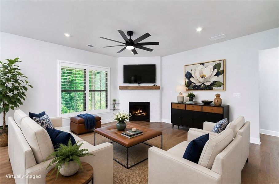 Furnished interior view inside a new home in Wimberly, Powder Springs (Image 7).