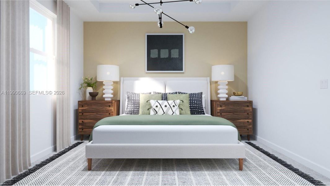 Furnished interior view inside a new home in Altamira, Homestead (Image 5).