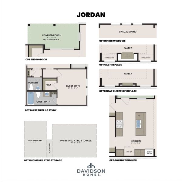 2D floor plan layout of this home in Forestville Yard, Knightdale, NC (Image 5).