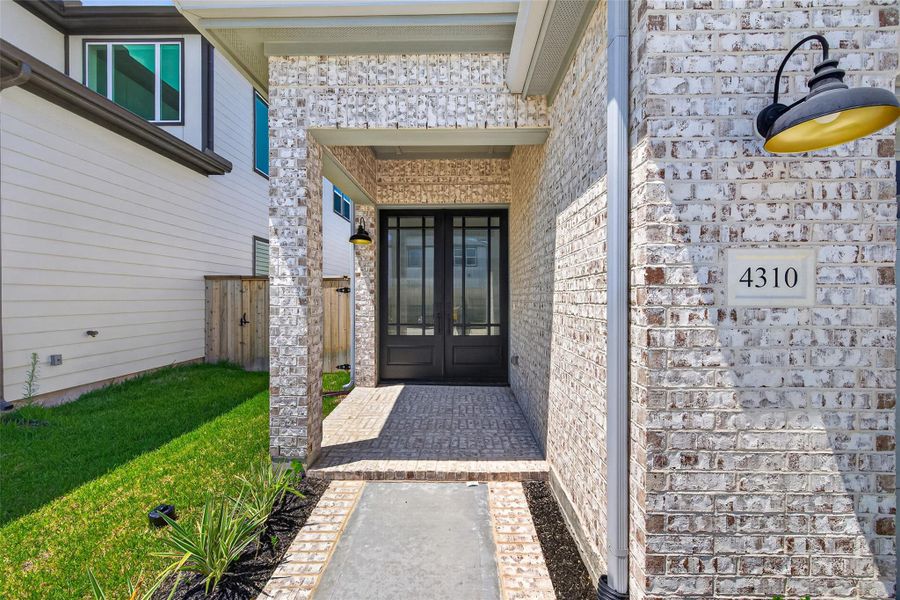 Exterior details and patio area of a home in , Stafford (Image 4). Exterior details and patio area of a home in , Stafford (Image 4).