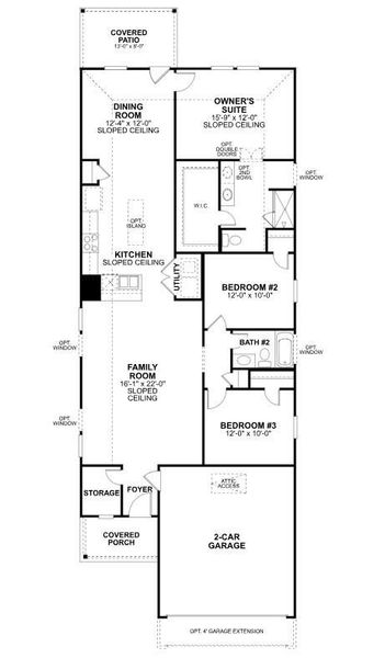 2D floor plan layout of this home in Indian Springs, Crosby, TX (Image 5).