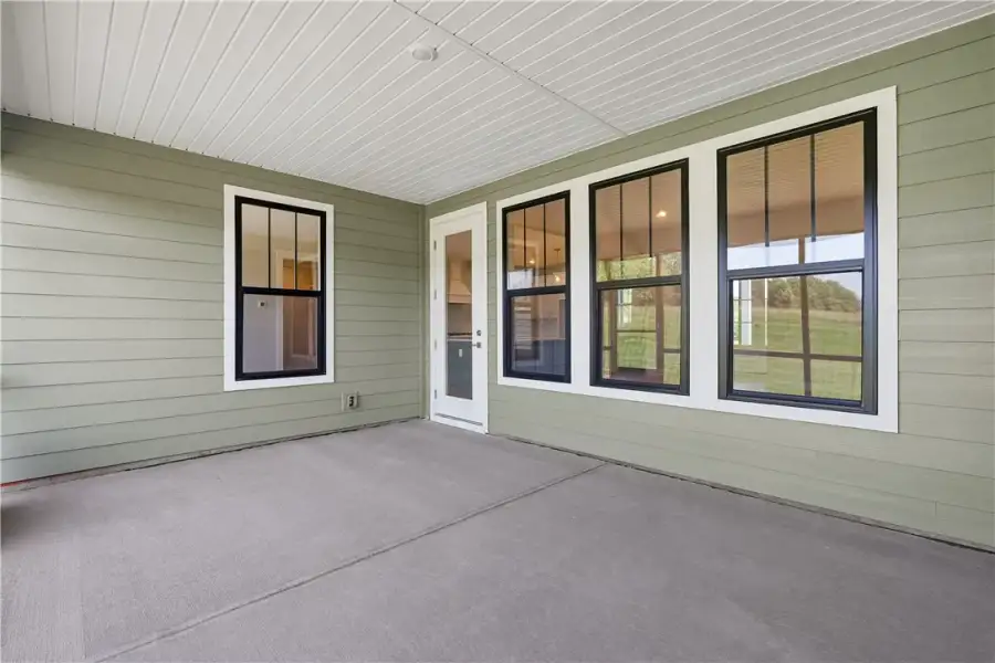 A spacious covered patio provides a delightful out A spacious covered patio provides a delightful out