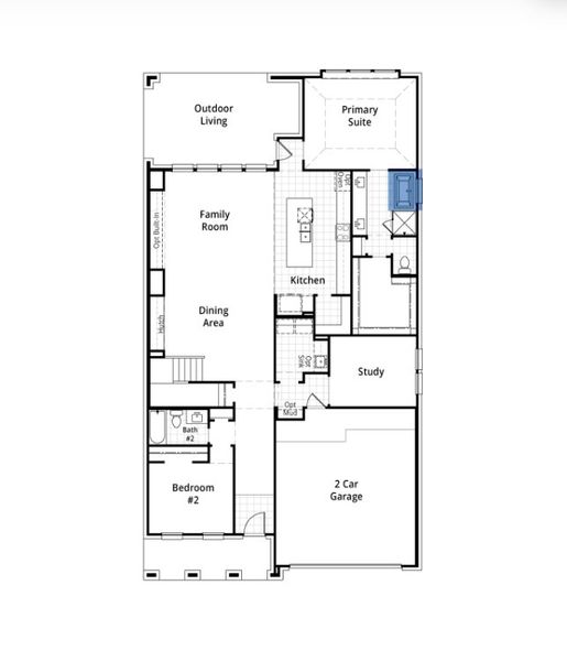 2D floor plan layout for the Fordham Plan by Highland Homes in The Parks at Wilson Creek: 50ft. lots, Celina, TX (Image 25). 2D floor plan layout for the Fordham Plan by Highland Homes in The Parks at Wilson Creek: 50ft. lots, Celina, TX (Image 25).