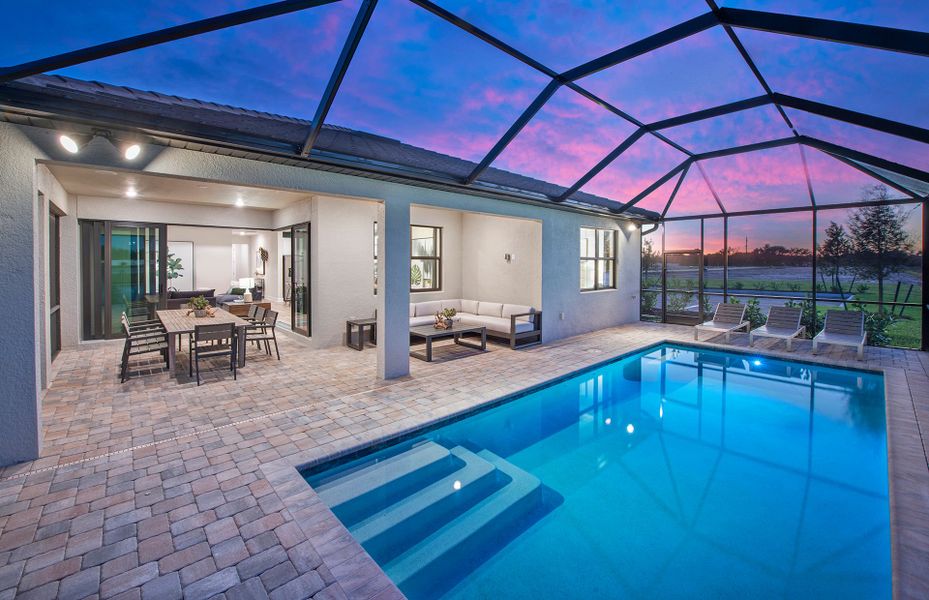 Pool with screen enclosure Pool with screen enclosure