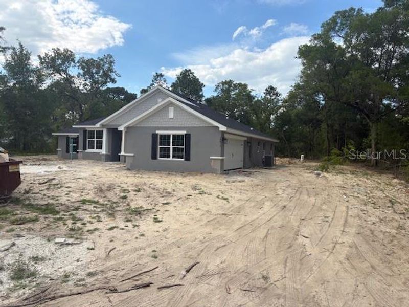 In-progress construction of a new home in , Dunnellon, FL (Image 7).