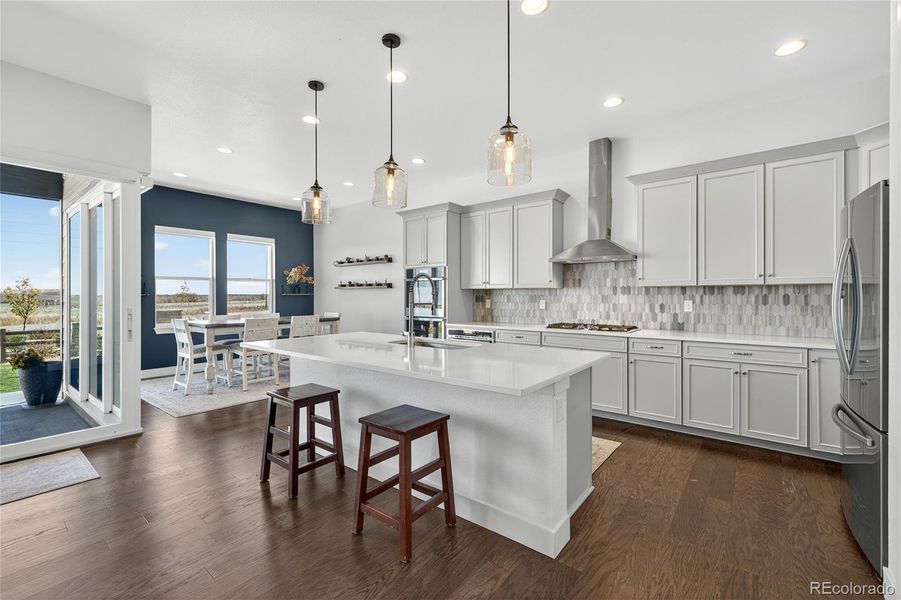 Furnished interior view inside a new home in , Erie (Image 20). Furnished interior view inside a new home in , Erie (Image 20).