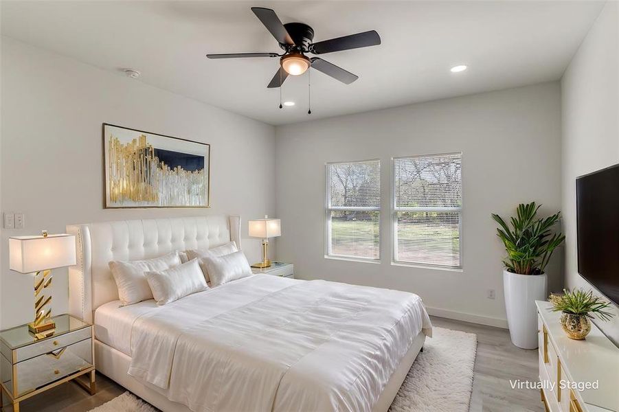 Furnished interior view inside a new home in , Dallas (Image 16).