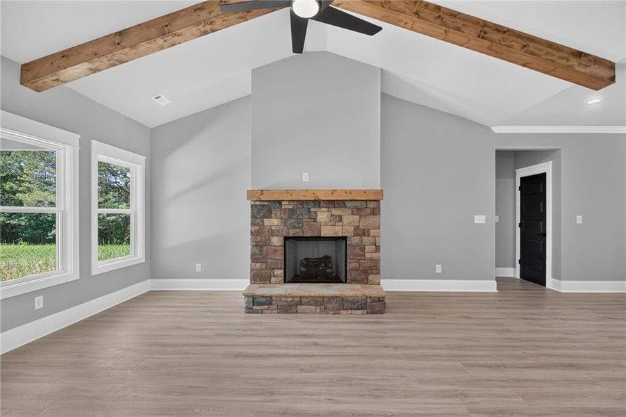 Spacious, unfurnished interior of a new home in , Waco (Image 33).