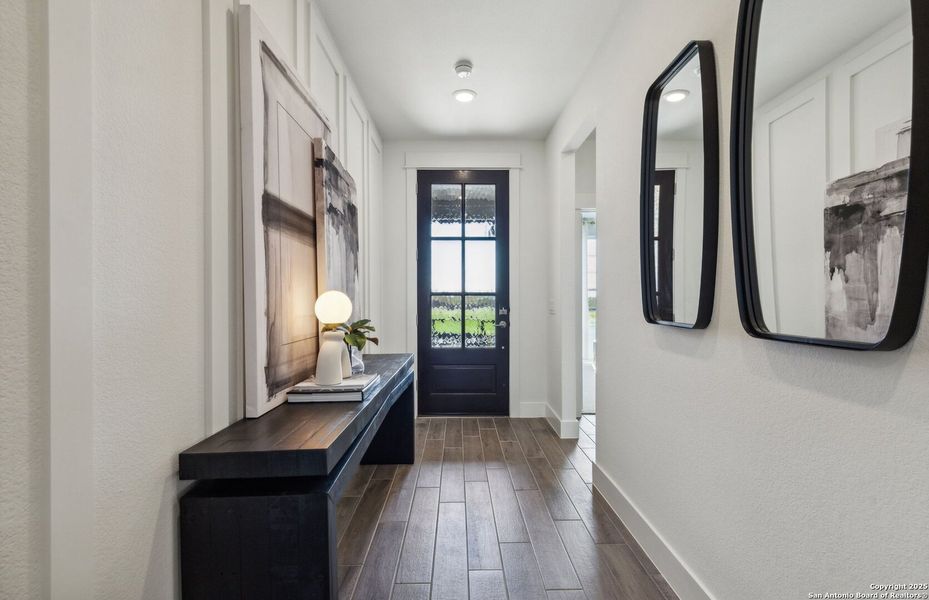 Furnished interior view inside a new home in , New Braunfels (Image 5).