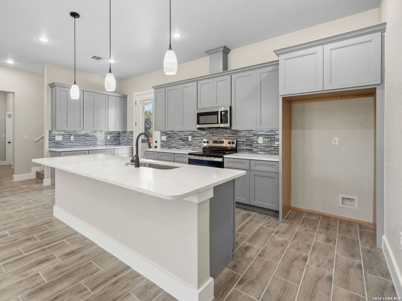 Furnished interior view inside a new home in , Lytle (Image 9).