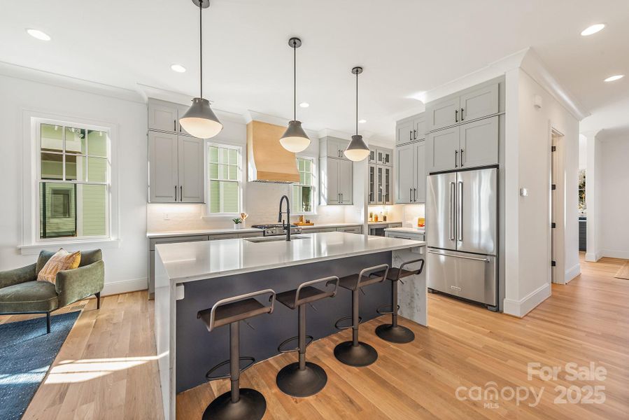 Furnished interior view inside a new home in , Charlotte (Image 9).