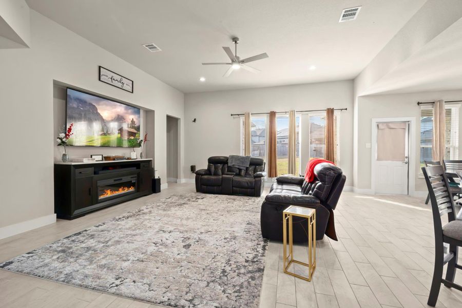 Furnished interior view inside a new home in Bradbury Forest, Spring (Image 10).