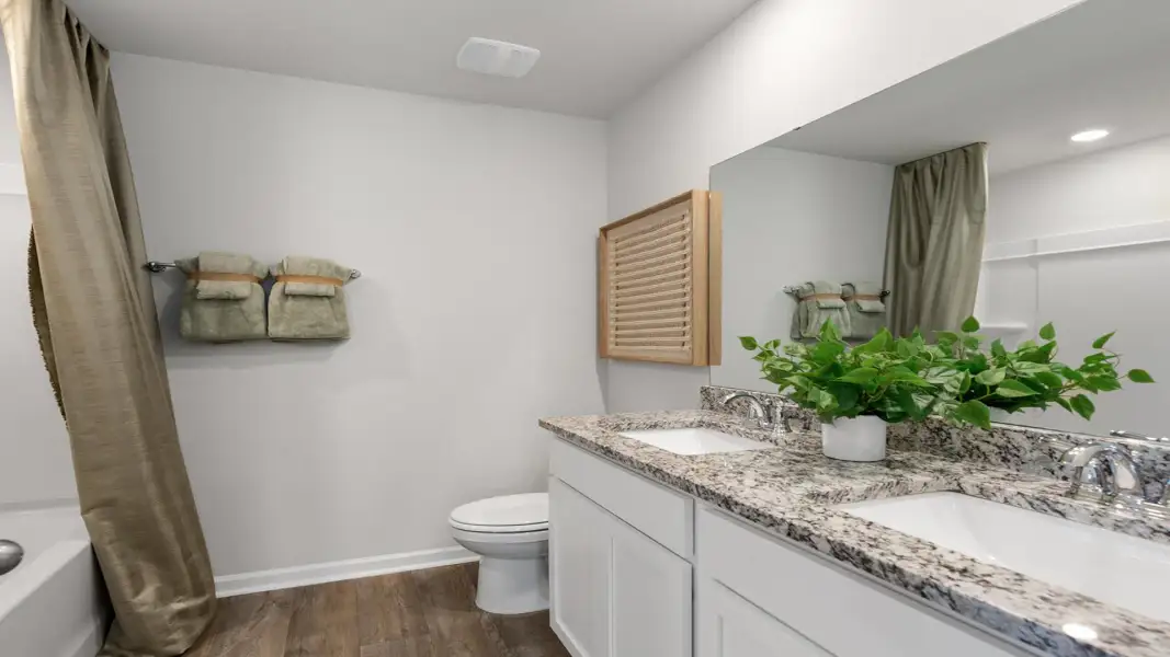 Furnished interior view inside a new home in McKenzie Gardens, Brunswick (Image 24).