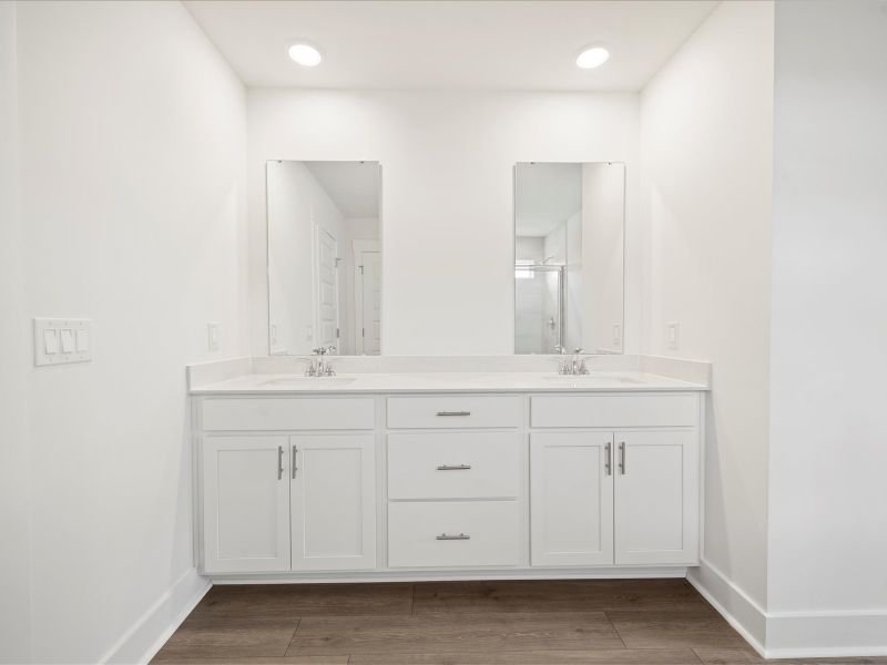 Furnished interior view inside a new home in The Coves at Lakes of Cane Bay, Summerville (Image 12).