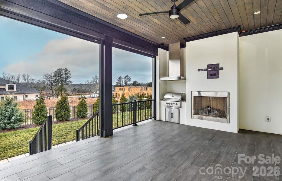 Exterior details and patio area of a home in , Weddington (Image 26). Exterior details and patio area of a home in , Weddington (Image 26).