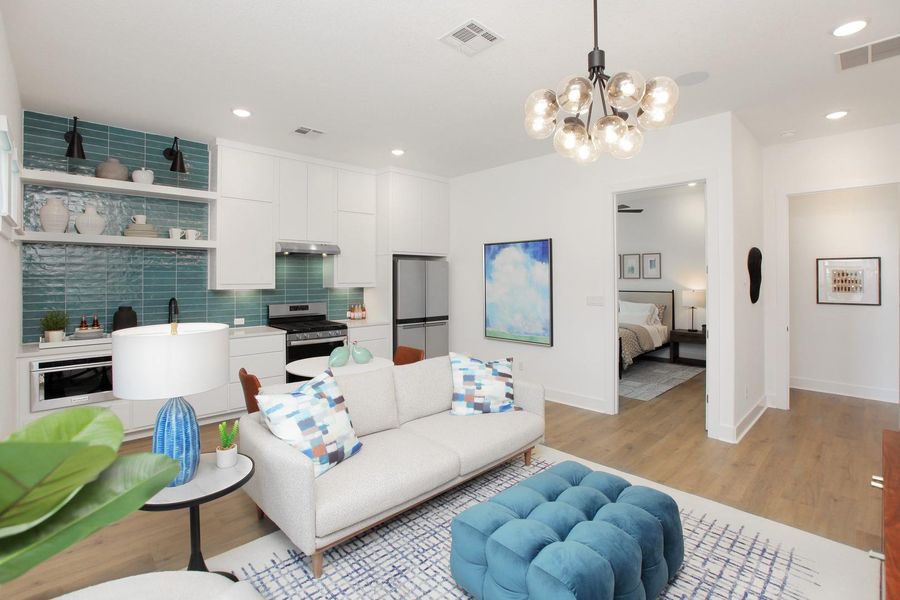 Furnished interior view inside a new home in , Georgetown (Image 24).